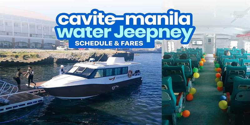 Cavite to Manila Ferry and Water Jeepney: Full Schedule and Rates